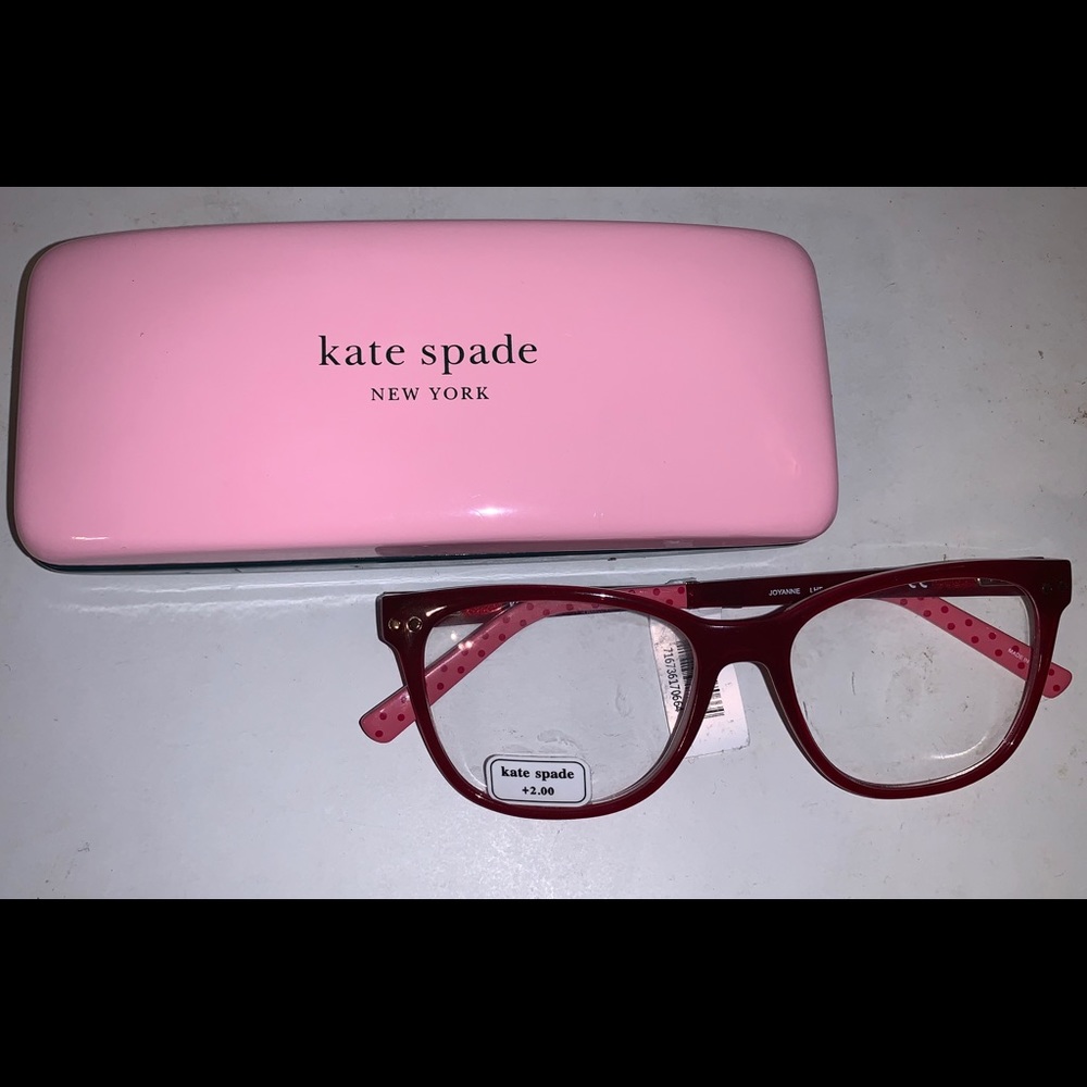 “NEW” Kate Spade Red Reading Eyeglasses